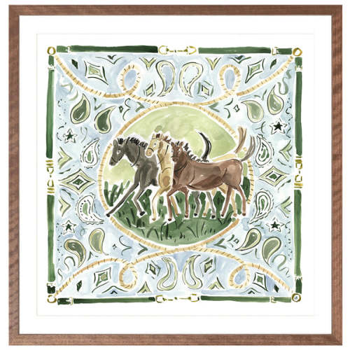 The "Equestrian Heritage Horses" Fine Art Print