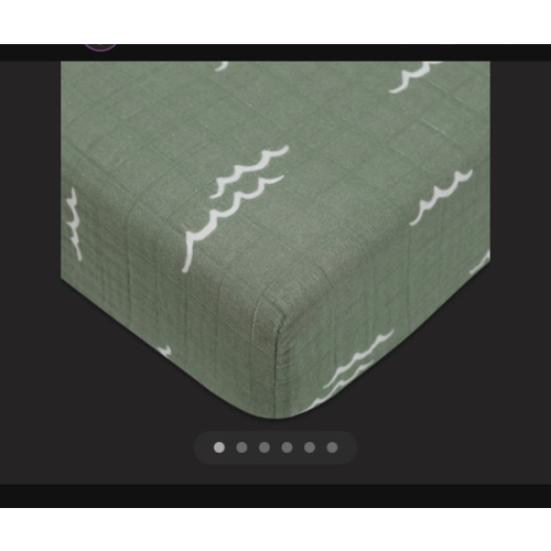 Babyletto Crib Sheet in GOTS Certified Organic Muslin Cotton
