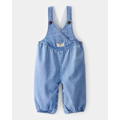 Baby  Vintage Inspired Chambray V-Neck Overalls  - Nostalgia Wash - OshKosh B'gosh | Carter's