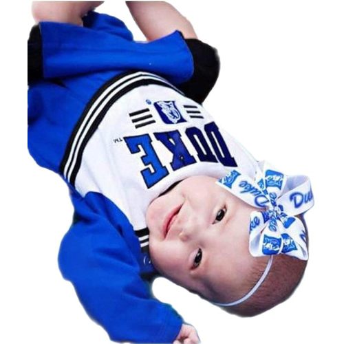 Duke Baby Girl Boutique Bow Elastic Headband (12-18m)