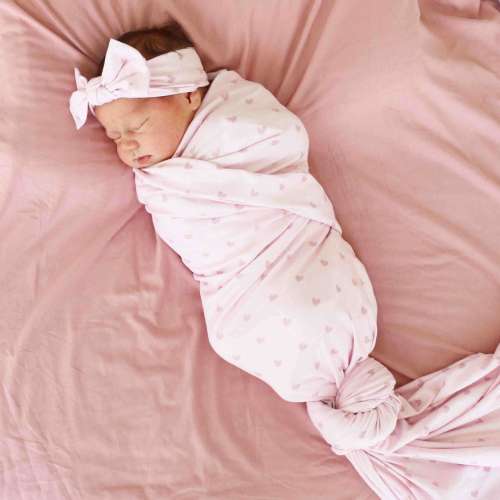 Sweet Heart Oversized Swaddle Blanket