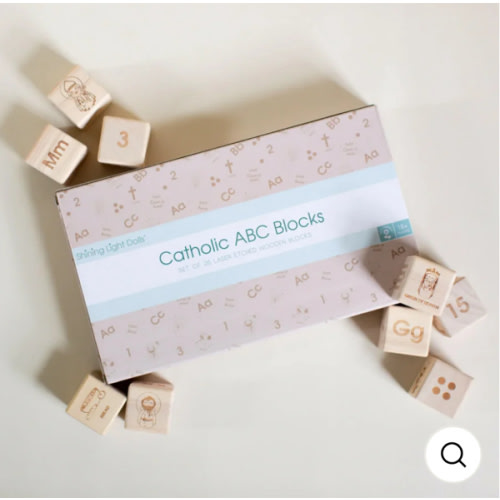 Catholic ABC Alphabet Blocks - Shining Light Dolls