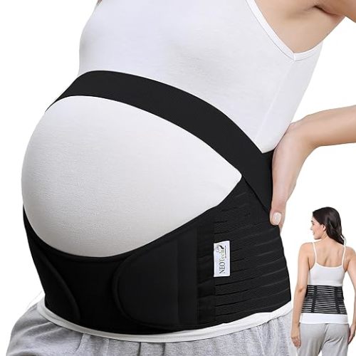 Belly Band Maternity Belt (Size M, Black Color)