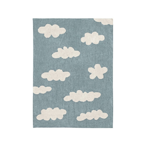 Lorena Canals Clouds Rectangle Hand Woven Cotton Rug | Wayfair