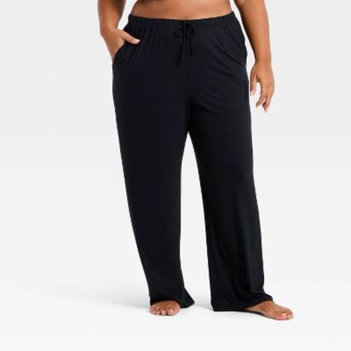 Women's Jersey Pajama Pants - Auden™ Black XL Tall