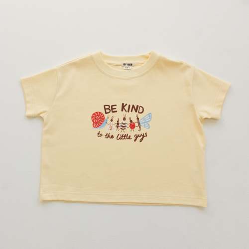 Little Guys Oversized Boxy Tee - Butter&nbsp;-&nbsp;BY GEE