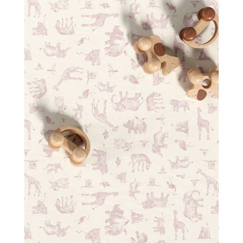 Watercolor Safari Crib Sheet Set | Nestig