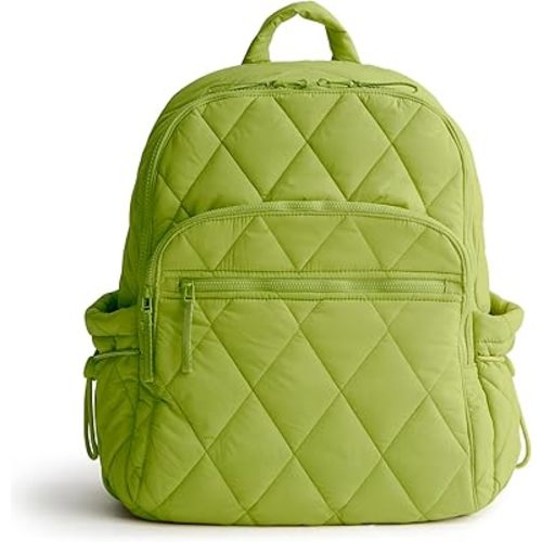 Vera Bradley Women's Featherweight Bancroft Backpack, Spinach Green, One Size