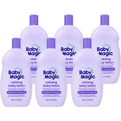 Baby Magic Calming Lotion 16.5oz, Lavender & Chamomile, 6 Count