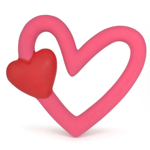 Heart Bracelet – Natural Rubber Teether & Bath Toy