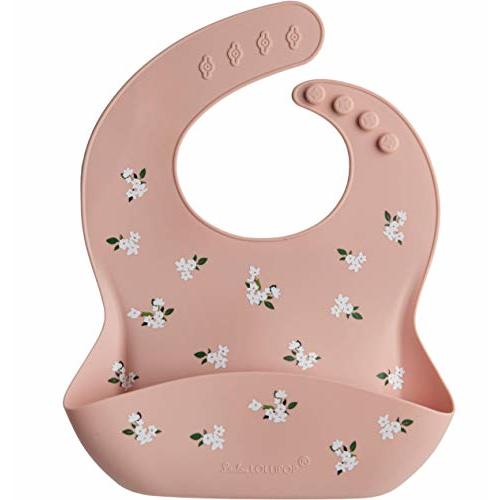 Loulou Lollipop Soft, Waterproof Silicone Feeding Bib for Babies and Toddlers
