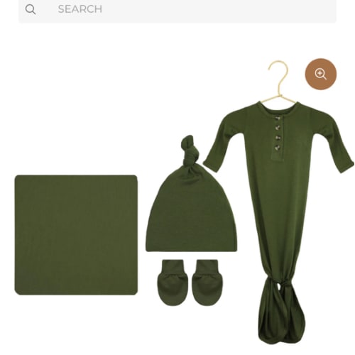 Riley Newborn Hat Bundle (Gown)