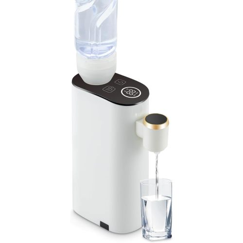 Instant Hot Water Dispenser, Portable Water Heater, Electric Water Dispenser - 5.43x7.4 Inch, 1500W Fast Boiling, 5-Temperature Settings (77-210°F), for Home/Office/Travel, Baby Milk Tea Coffee