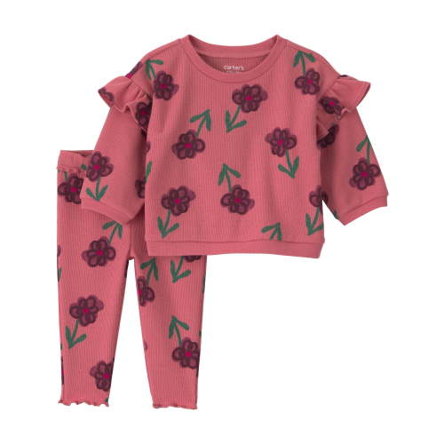 Carter's Child of Mine Baby Girl Outfit Set, 2-Piece, Sizes 0/3-24 Months