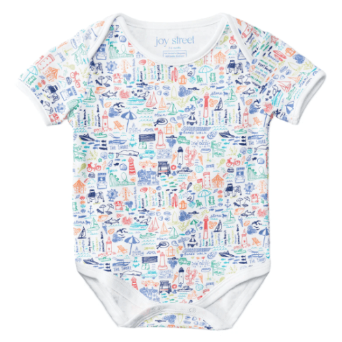 Jersey Shore Short Sleeve Baby Body Suit Onesie | Joy Street Kids