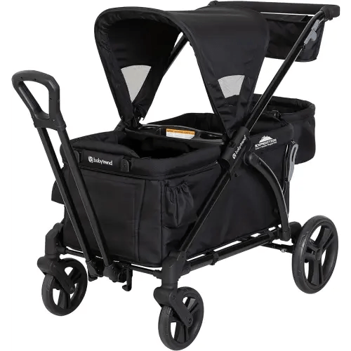 Baby Trend Expedition 2-in-1 Stroller Wagon PLUS, Ultra Black