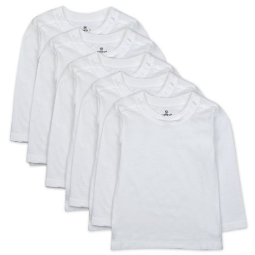 Honest Baby 5-Pack Organic Cotton Long Sleeve T-Shirts