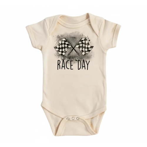Racing Race Day Newborn Gift Baby Bodysuit