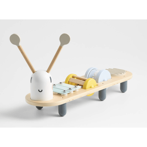 Janod Sweet Cocoon Wooden Caterpillar Kids Music Stand