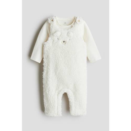 2-PIECE OVERALLS AND BODYSUIT SET