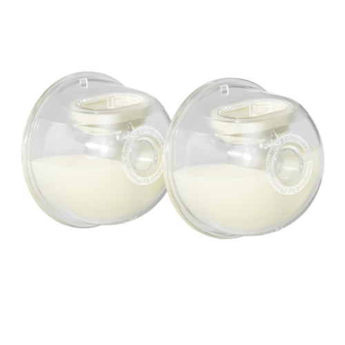 Phanpy Wearable Breast Pump Milk Collector Cup, New Cup Parts, Original Phanpy Breast Pump Replacement Accessories, 24 mm Flange and 20mm Insert Included, 15 oz / 420 ml, 2 Piece