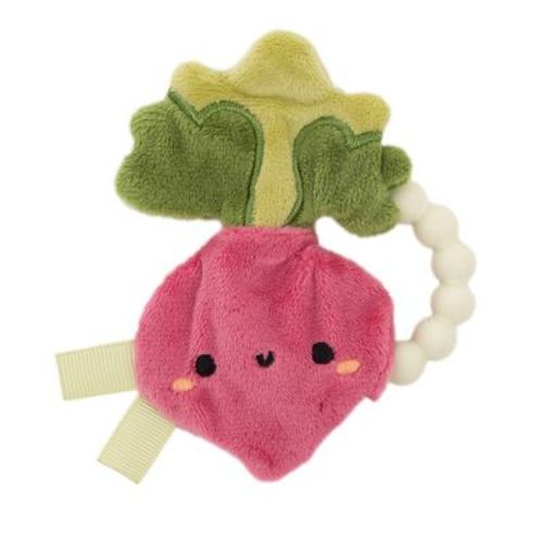 Pearhead Crinkle Baby Teether - Turnip