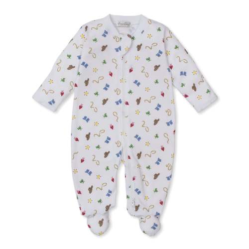 Kissy Kissy Zipper Footie | Western Cowboy