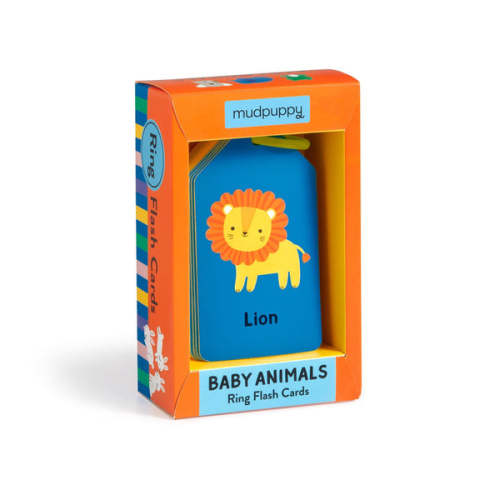 Mudpuppy - Ring Flashcards - Baby Animals– Love Bug Baby