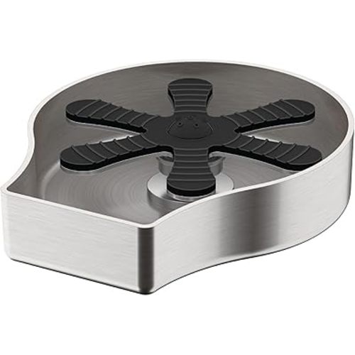 Homewerks GR001SS Glass Rinser for Kitchen Sinks, Bar Glass Rinser Stainless Steel