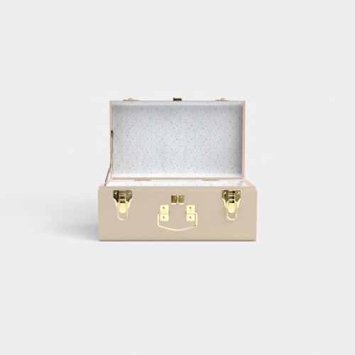 Mini Trunk - Limited Edition Beige - Tiny Twinkle / Embroidery