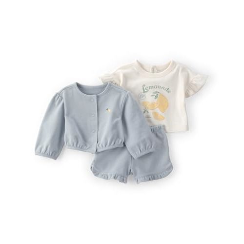 Carter's baby-girls 3-Piece Short Set