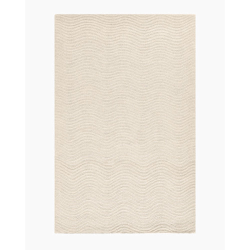 Arches Hand-Tufted Wool Rug in Ivory