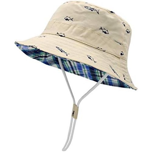Sarfel Baby Sun Hat Toddler Summer Hats UPF 50+ Baby Bucket Hat Kids Beach Hats for Baby Boys