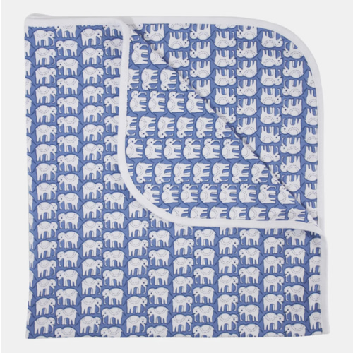 Roller Rabbit Infant Hathi Receiving Blanket