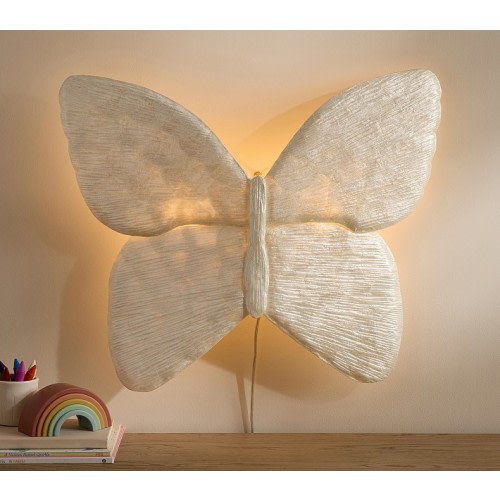 Capiz Butterfly Lit Decor (25"x 20")