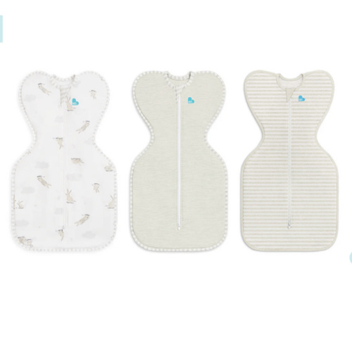 Swaddle Up™ Starter Pack 1.0 TOG Cotton Sand Cloud Bunnies