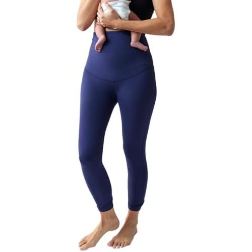 Ingrid and Isabel Basics Postpartum Compression Leggings- Postpartum Leggings for Tummy Control & Support