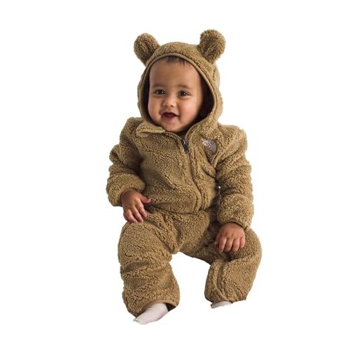 THE NORTH FACE Baby Campshire One-piece | Cozy Fleece Winter Onesie, With Mittens, Booties & Attached Bear Ear Hood