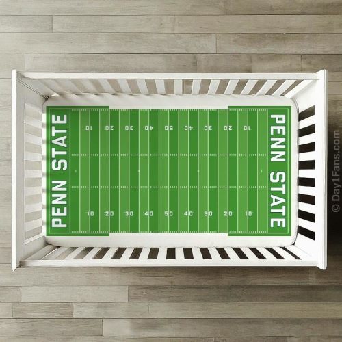 STADIUMSHEETS Day1Fans Officially-Licensed Fitted Crib Sheet (Penn State Nittany Lions)