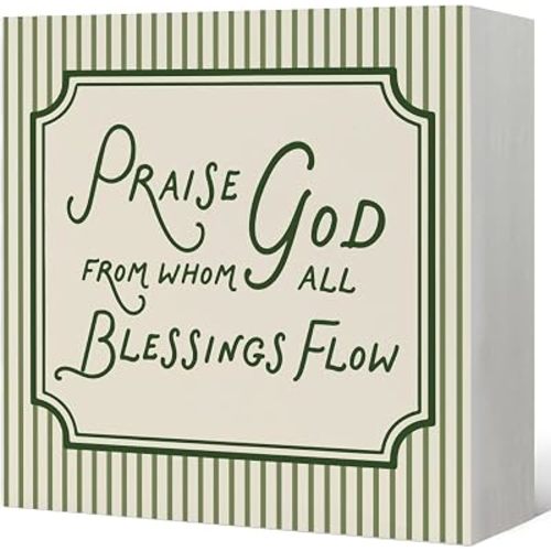 Christian Nursery Decor Wooden Sign，