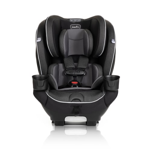Evenflo EveryKid 3-in-1 Convertible Car Seat (Livingston Gray), Infant - 12 Years