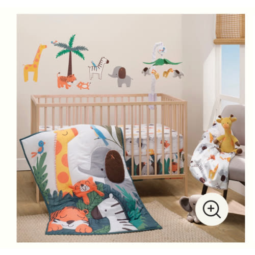 Lollipop Jungle 3-Piece Crib Bedding Set