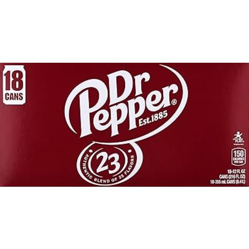 Dr Pepper, Dr Pepper 18 Pack Soda, 12 Ounce