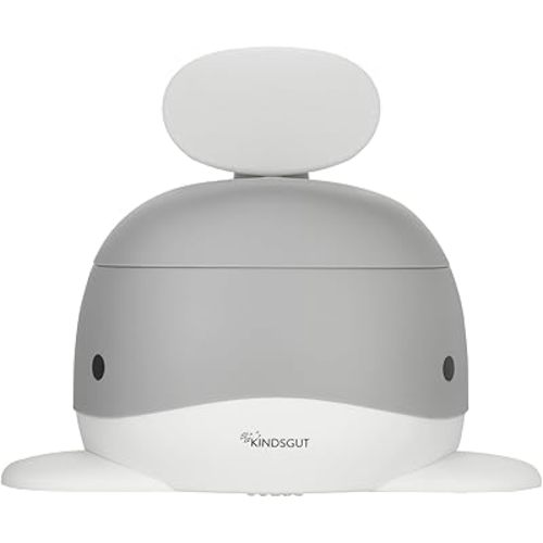 Kindsgut Potty Training Toilet in Whale Design, Designed in Germany, Potty Training in a Beautiful Design, Dark Grey