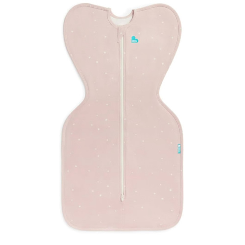 Love to Dream Swaddle UP, Baby Sleep Sack, Self-Soothing Swaddles for Newborns, Snug Fit Helps Calm Startle Reflex, New Born Essentials for Baby, 1.0 TOG, 5-8.5 lbs, Powder Pink Twinkle