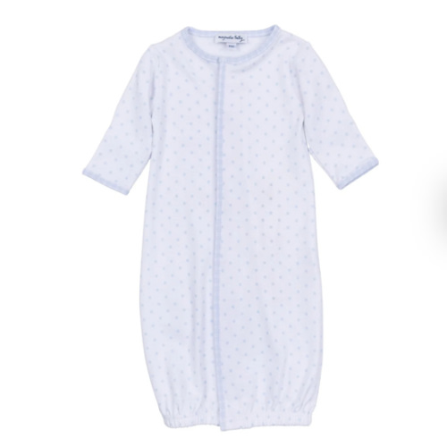 Magnolia Baby Boy Gingham Dots Converter in Light Blue