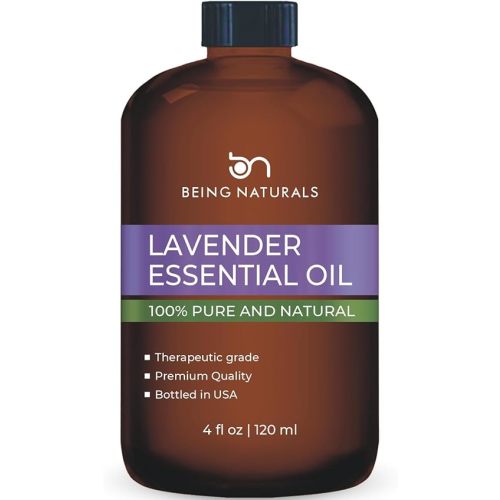 Lavender Essential Oil 4 FL OZ 100% Pure Natural Glass Dropper