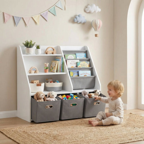 Isabelle & Max™ Kids Bookshelf And Toy Storage Organizer & Reviews | Wayfair