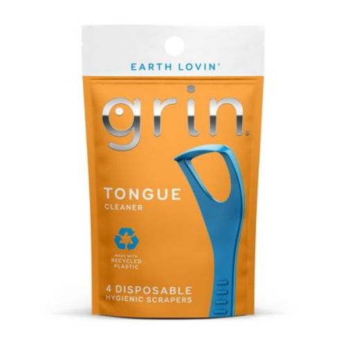 Grin Oral Care Tongue Cleaner - Trial Size - 4ct