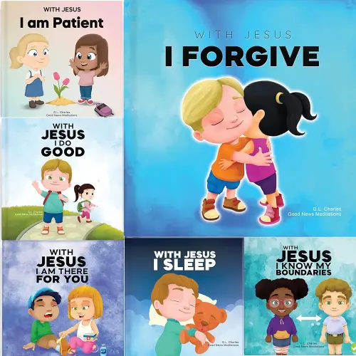 With Jesus Book Series – 6-Book Bundle (Books 12–17) – Christian Book Set for Kids Featuring Practical Bible Stories, Perfect for Sunday School, ... ... G.L. Charles and Good News Meditations Kids